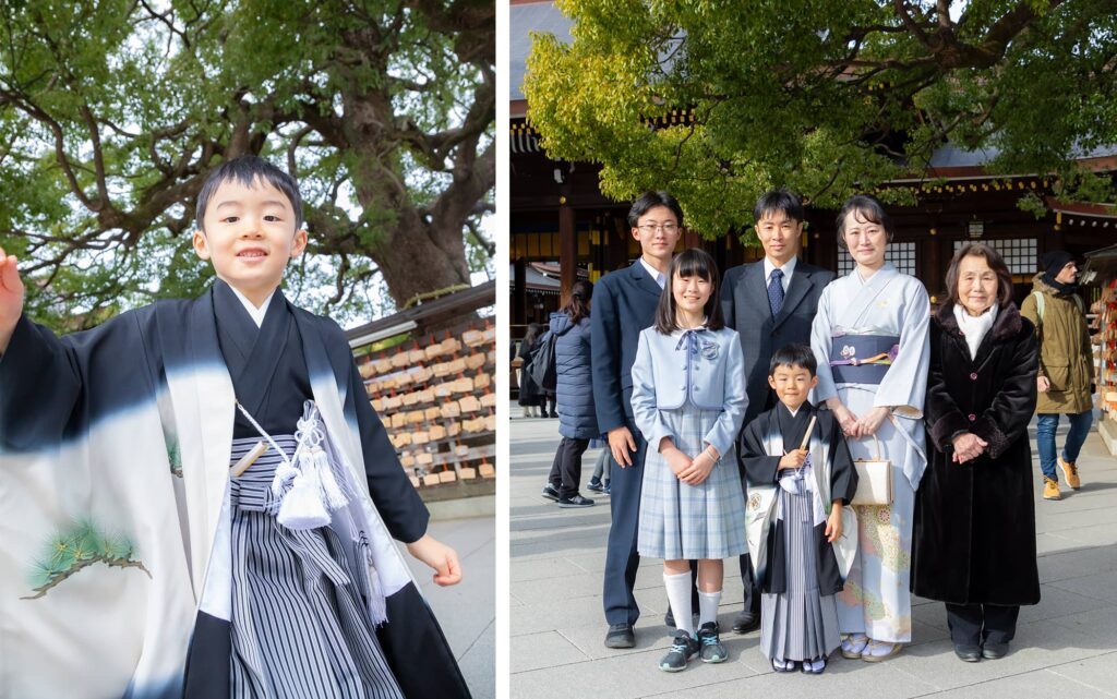 松岡伸一が明治神宮に出張撮影した七五三記念写真