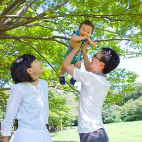 川崎市宮前区の菅生公園に出張撮影した家族写真