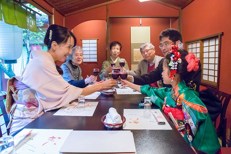 東京のお店に出張撮影した七五三記念写真