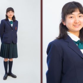 入学式の日のお姉ちゃんのポートレート