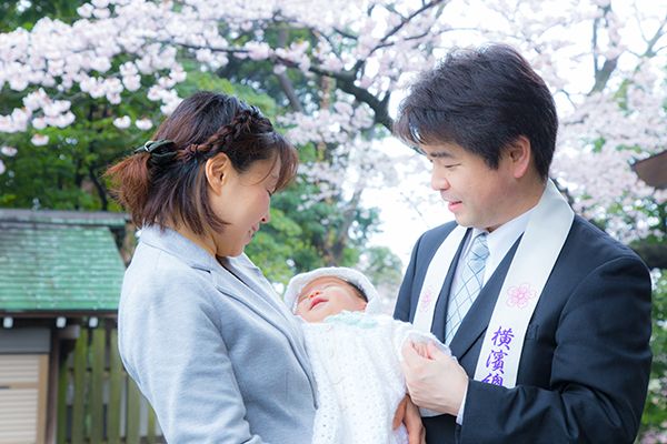 横浜の伊勢山皇大神宮に出張撮影したお宮参り写真