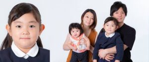 松岡伸一がたまプラーザのスタジオで撮影したお受験用証明写真