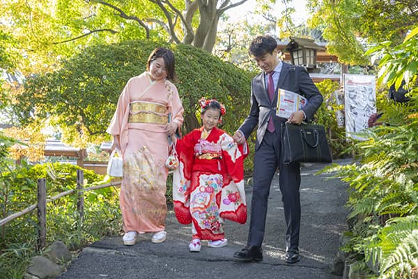 伊勢山皇大神宮に出張撮影した七五三記念写真